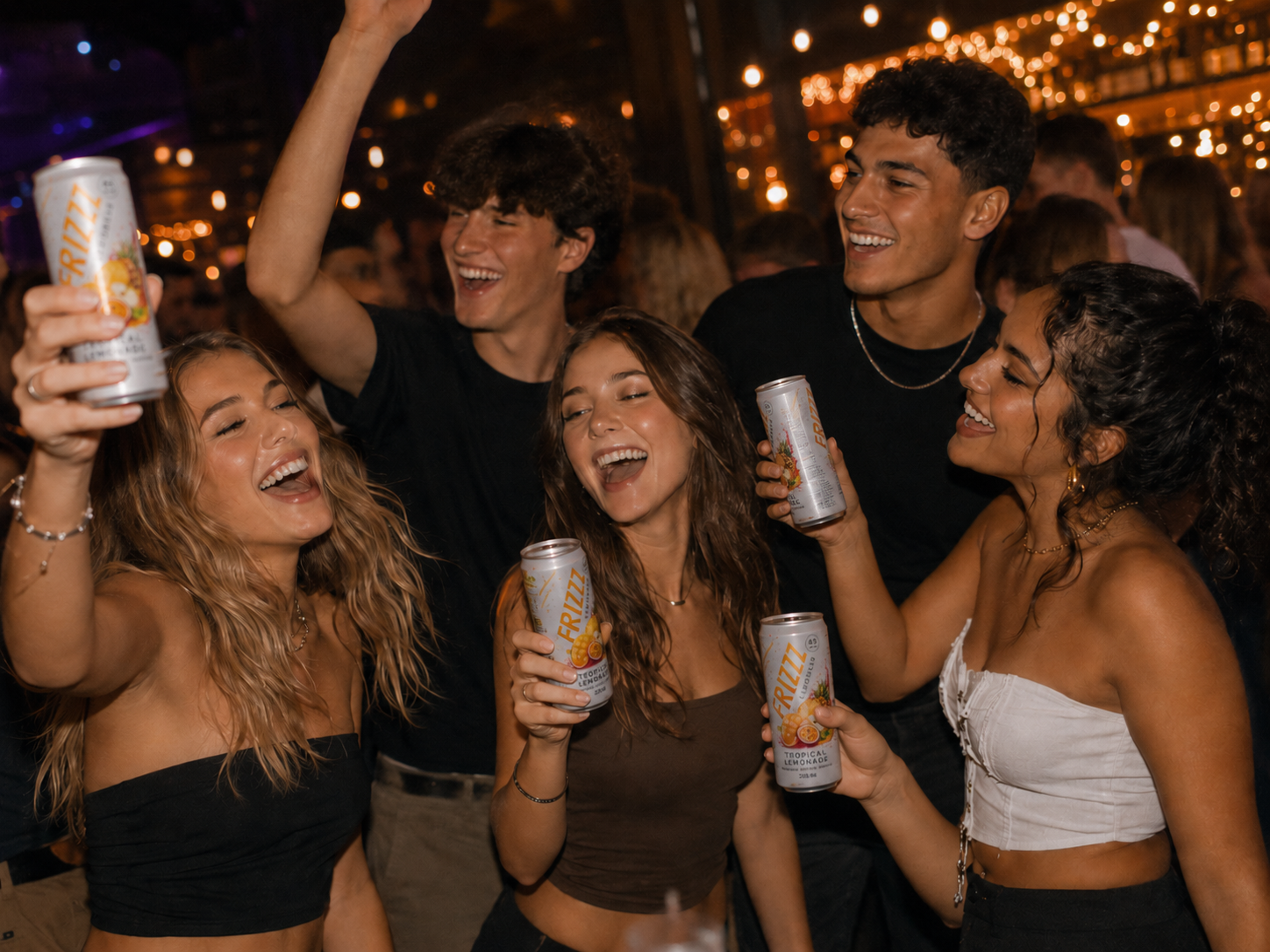 FRIZZZ tijdens een feest